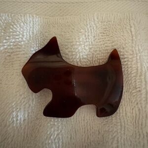 Agatha Paris Scottie Hair Pin - Tortoise